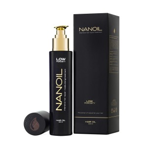 olejek do włosów nanoil niskoporowate low porosity